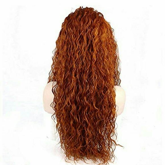 Auburn Curly Wave Beauty Lace Front Wig